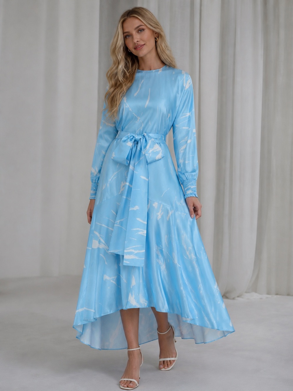 Aleeza Paris Onyx Printed Dress